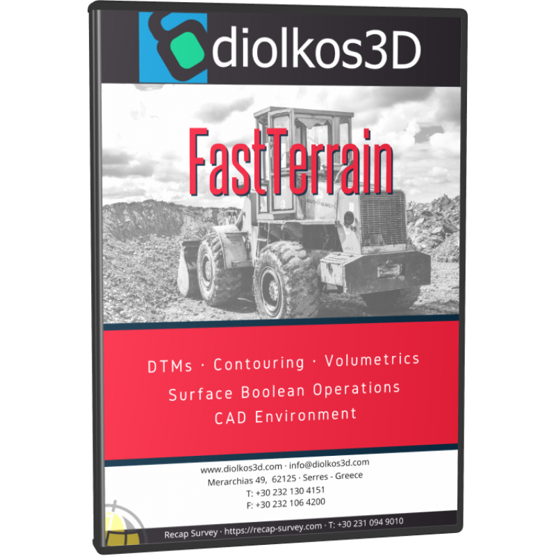 Fast-Terrain λογισμικό ογκομετρήσεων